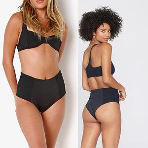 L*Space Jackie Bikini Women's Black Swim Bottom M